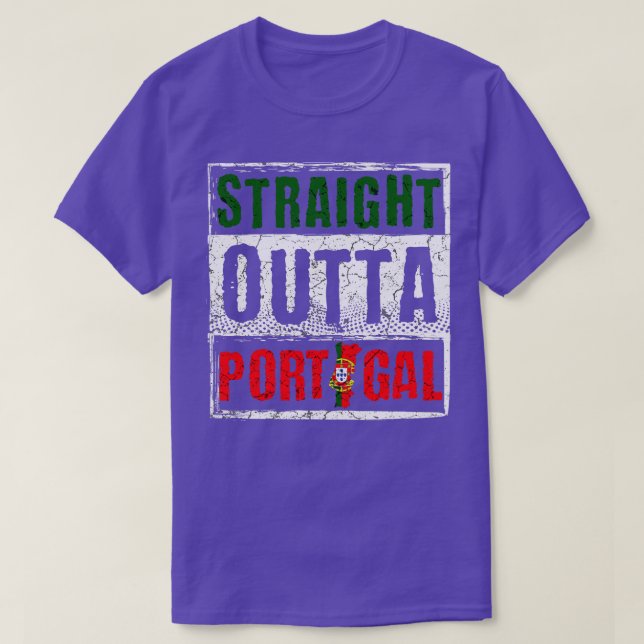 Straight Outta Portugal T-Shirt (Design Front)