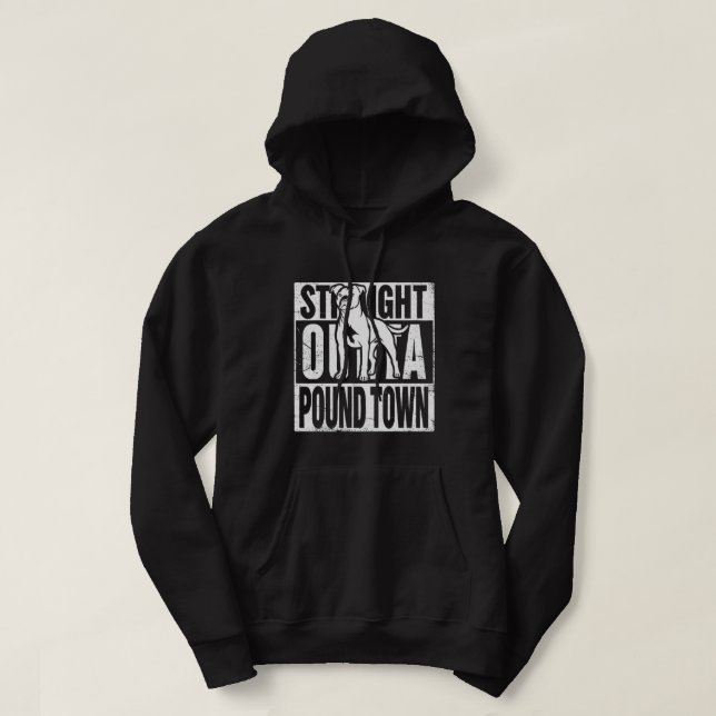 Straight Outta Pound Town Hoodie (Design Front)