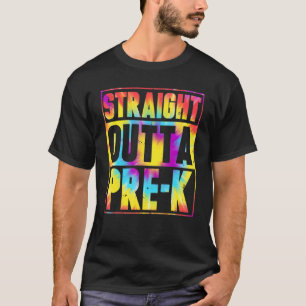 Straight Outta Pre K Graduation Back To School Boy T-Shirt