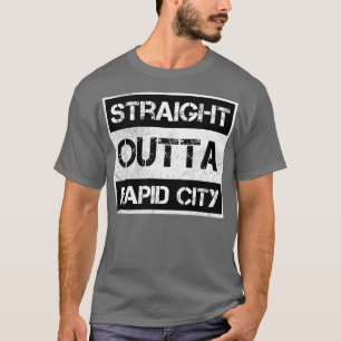 Straight Outta Rapid City city South Dakota Vintag T-Shirt