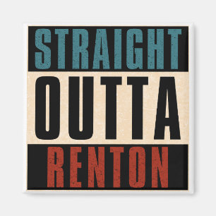 Straight Outta Renton Washington WA Magnet