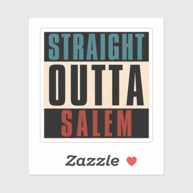 Straight Outta Salem Oregon OR (Sheet)