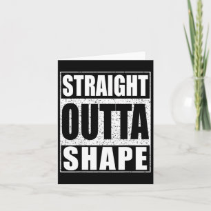 Straight Outta Shape Workout Card