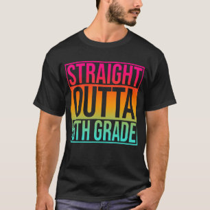 Straight Outta Sixth Grade 6th Grade Back To Schoo T-Shirt