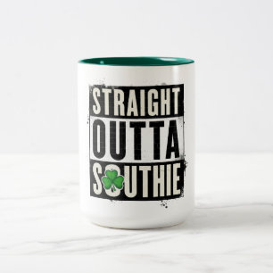 Straight Outta Southie Two-Tone Coffee Mug