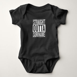 straight outta Suriname Baby Bodysuit