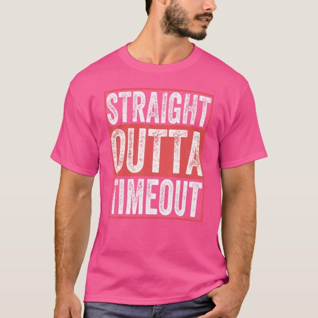 Straight Outta Timeout Infant Kids Childs Toddler  T-Shirt (Front)