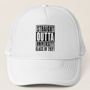 Straight Outta University Class of 2027 Trucker Hat