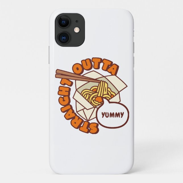 Straight Outta Yummy Ramen Noodles Case-Mate iPhone Case (Back)
