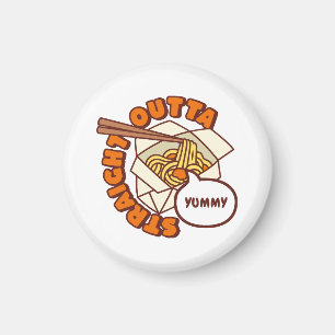 Straight Outta Yummy Ramen Noodles Magnet
