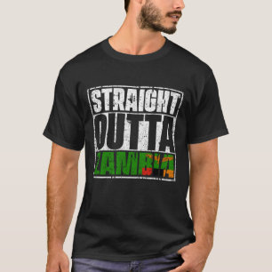 Straight Outta Zambia Flag T-Shirt