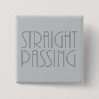 Straight Passing 15 Cm Square Badge
