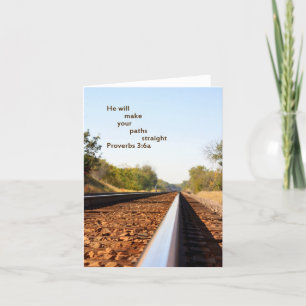 Straight Paths Card