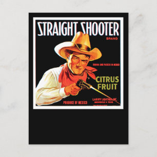 Straight Shooter Postcard