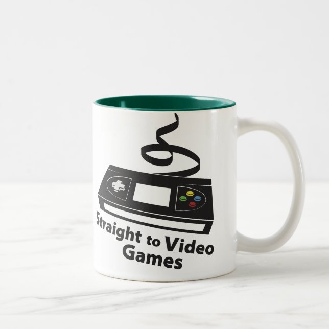 Straight to Video Games Coffee mug (Right)