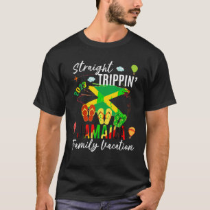 Straight Trippin Jamaica Family Vacation Baecation T-Shirt