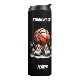 Straight Up Basketball Player Thermal Tumbler
