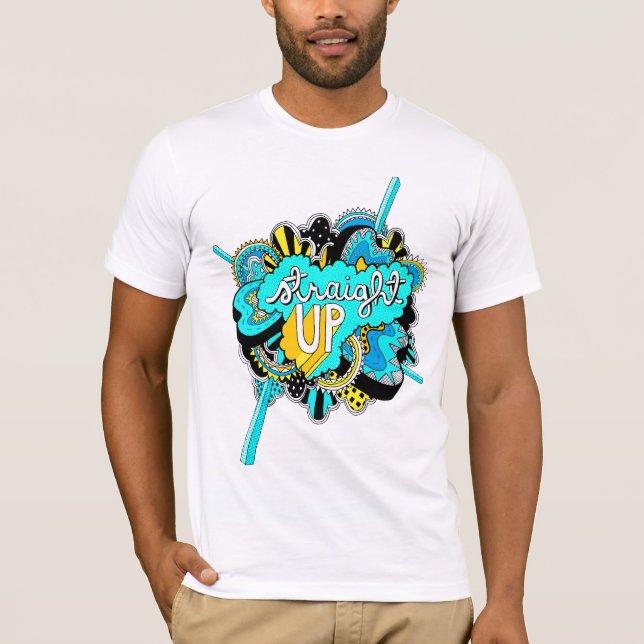 STRAIGHT UP - MEN'S T-Shirt (Front)