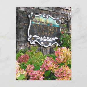 Straight Wharf - VINTAGE LOOK Postcard