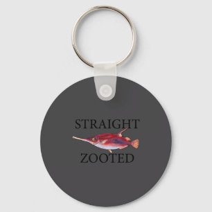 Straight Zooted Longsne Snipefi-shirt  Key Ring