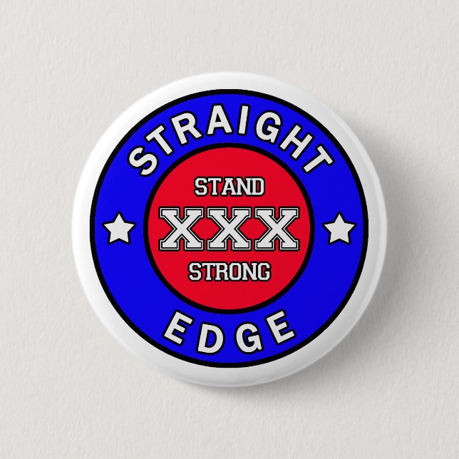 Straightedge button (Front)