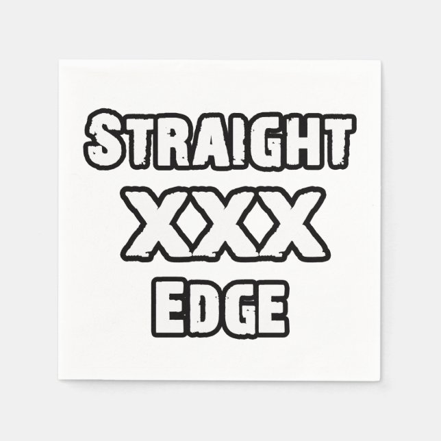 Straightedge Napkin (Front)