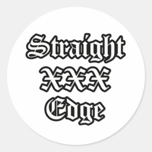 Straightedge Sticker