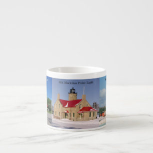Straits Area Lighthouses espresso mug