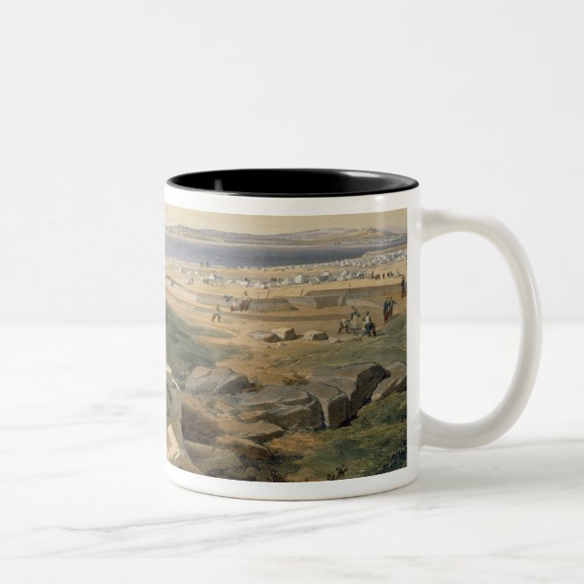 Straits of Yenikale, plate from 'The Seat of War i Two-Tone Coffee Mug (Right)