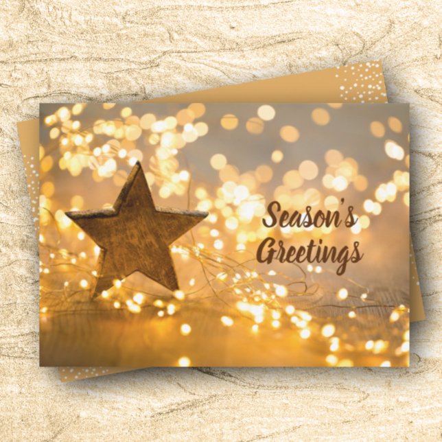 Strand of Christmas Lights Holiday Card (Creator Uploaded)