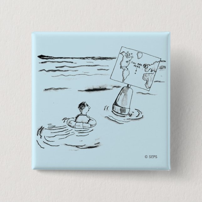 Stranded 15 Cm Square Badge (Front)