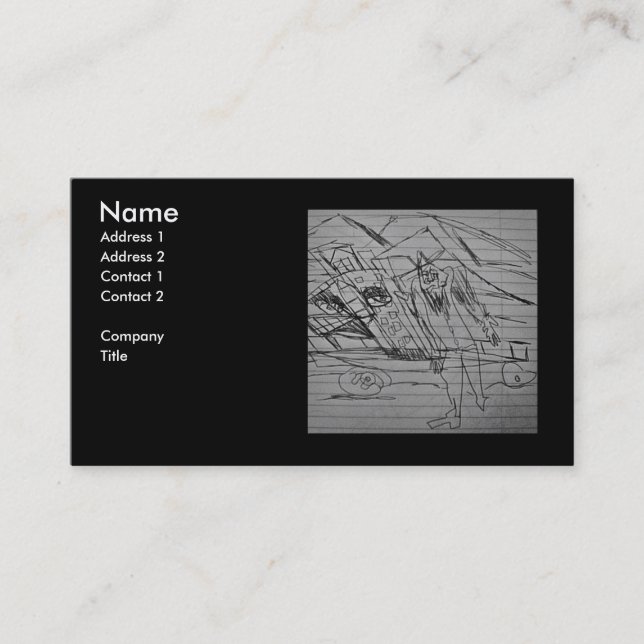 STRANDED AT THE FOOTHILLS BUSINESS CARD (Front)
