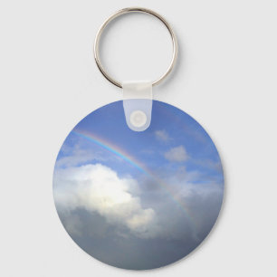 Strandhill Ireland Rainbows Couds Sky Key Ring