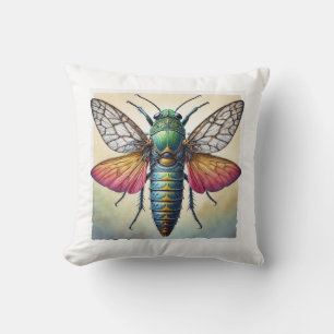 Strandiata insect 060924IREF247 - Watercolor Cushion