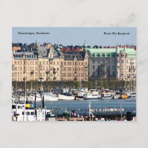 Strandvägen, Stockholm, Photo Ol... Postcard