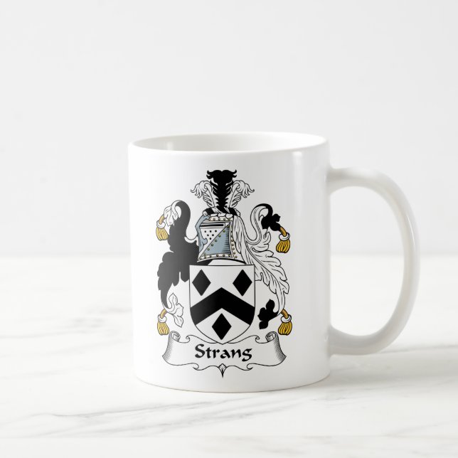 Strang Family Crest Coffee Mug (Right)