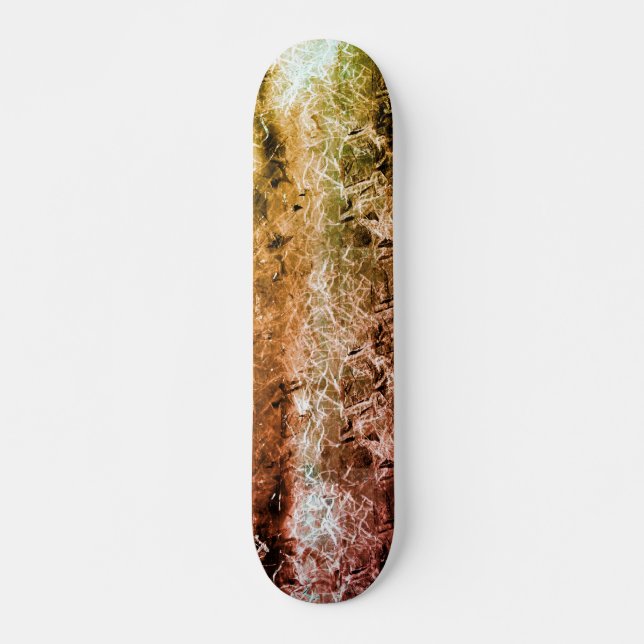 Strange aged fibrous texture and dirt or burnt skateboard (Front)