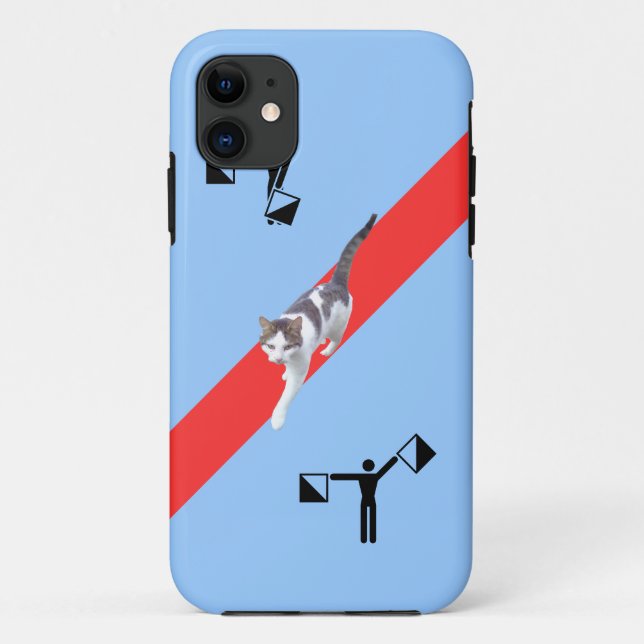 Strange art with cat Case-Mate iPhone case (Back)