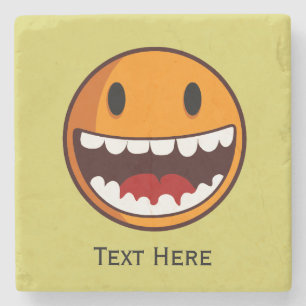 Strange classic stone coaster