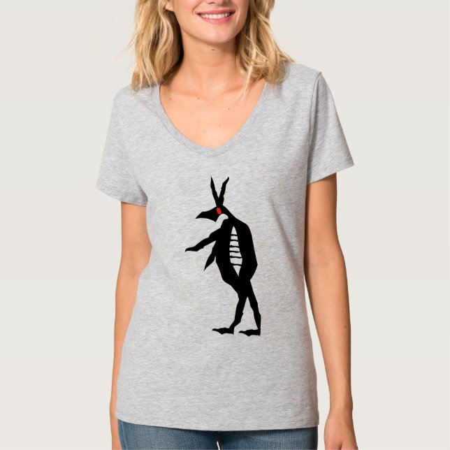 Strange creature walking T-Shirt (Front)