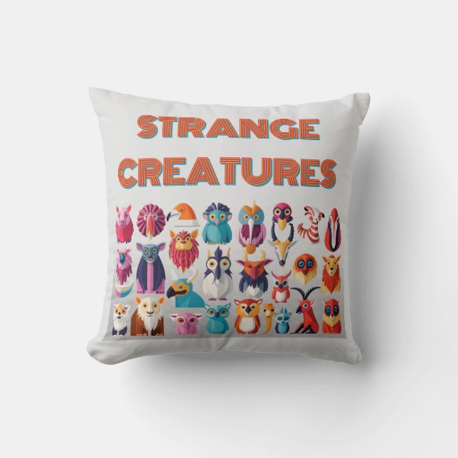 STRANGE CREATURES CUSHION (Front)