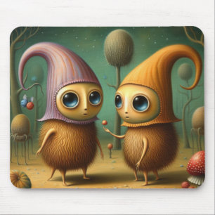 Strange creatures mouse pad