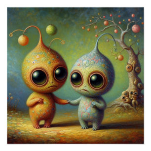 Strange creatures poster