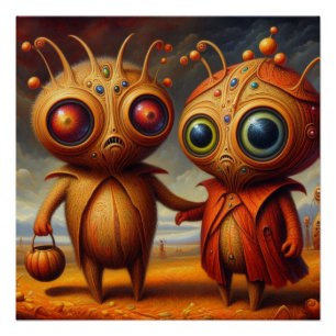 Strange creatures poster