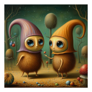 Strange creatures poster