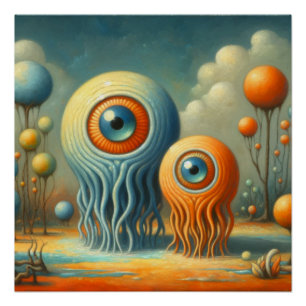 Strange creatures poster