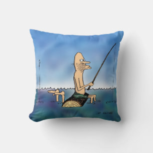 Strange Day Fishing Pillow