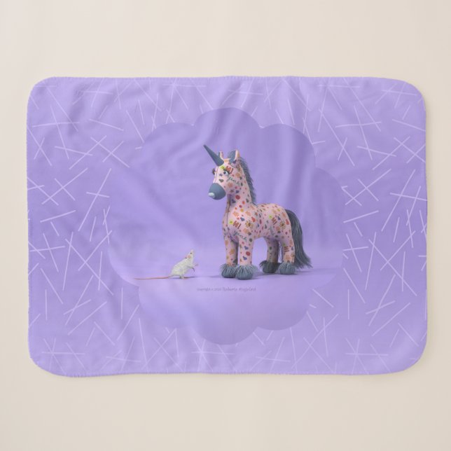 Strange encounter sherpa blanket (Front (Horizontal))