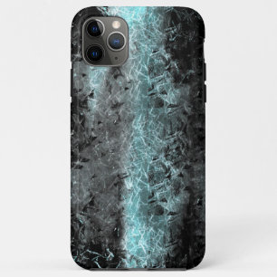 Strange fibrous texture in clear blue and black Case-Mate iPhone case