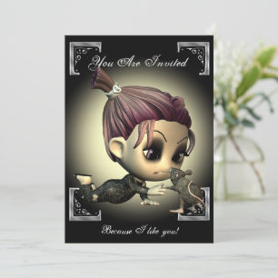 Strange Friends Halloween Party Invitation